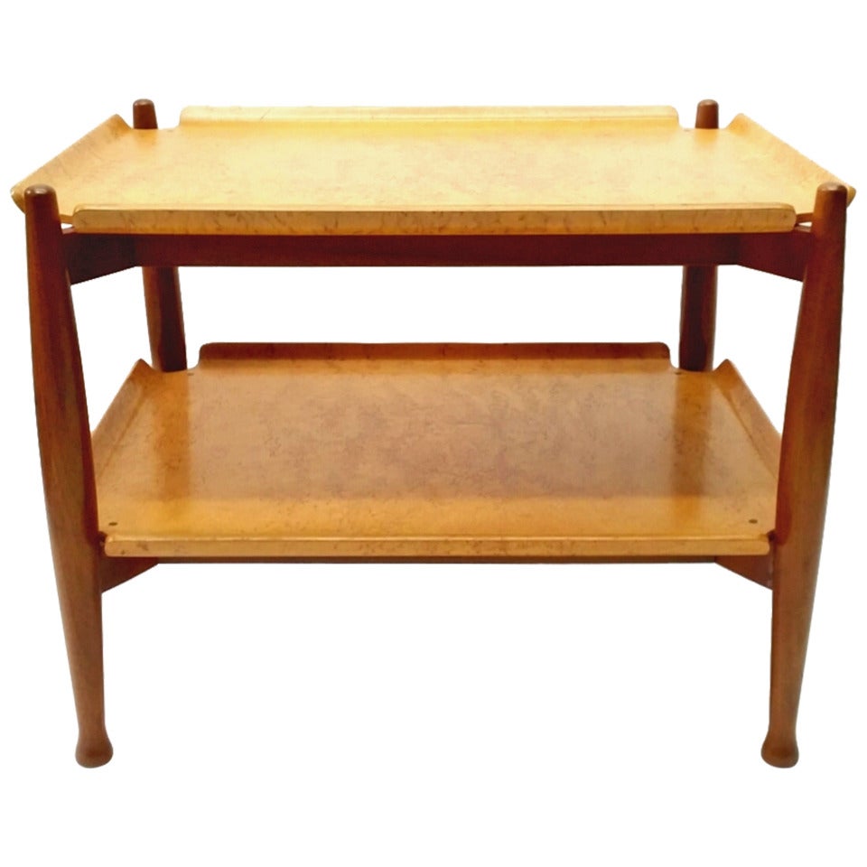 Dunbar Two-Tiered End Table Designed by Edward Wormley