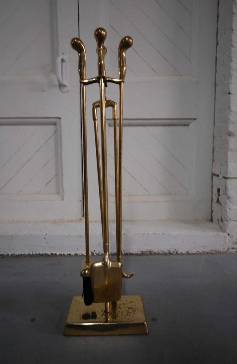 Virginia Metal Crafters Brass Firetools
