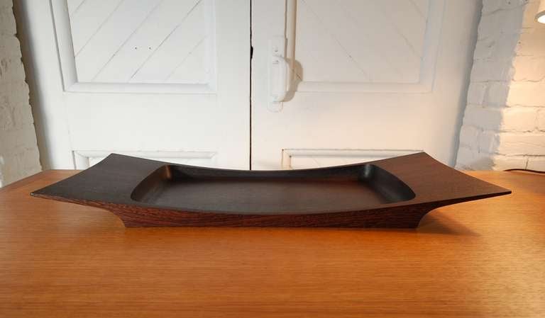 Wenge Tray, designed by Jens Quistgaard for DANSK. This tray was part of the 