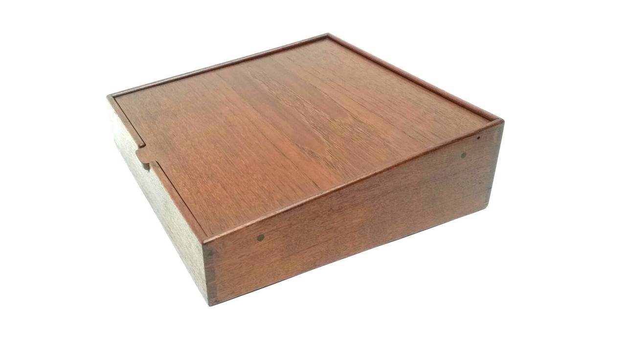 Danish Handcrafted Jewelry Box by Ejnar Larsen and Aksel Bender Madsen for Willy Beck