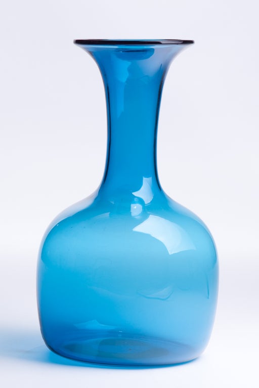 Beautiful hand blown glass vase designed by Michael Bang for Holmegaard of Denmark, circa 1960's.

We offer free delivery within the Long Island / Greater NYC,
northern New Jersey, Connecticut and Massachusetts areas on most of our items. Please
