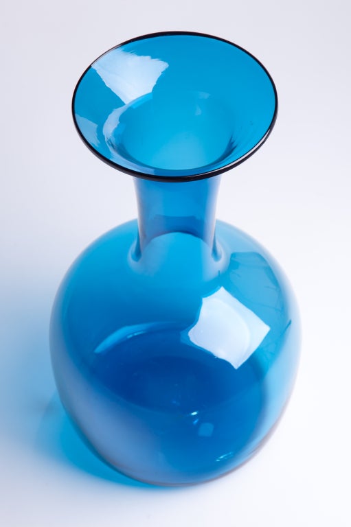 Mid-20th Century Holmegaard Vase by Michael Bang