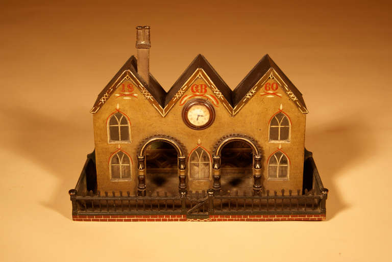 British Miniature Train Station For Sale