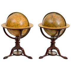 Pair of Cary Table Globes