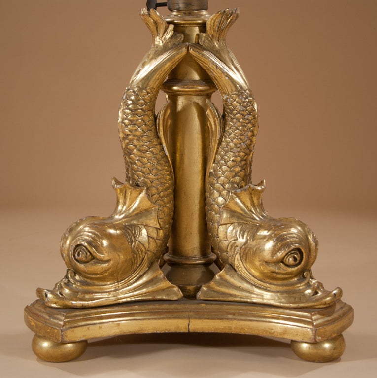 English Carved and Gilt Centre, or Pedestal, Table.