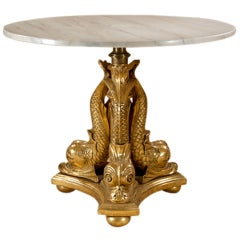 Carved and Gilt Centre, or Pedestal, Table.
