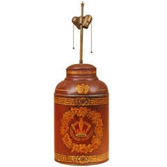 19th Century Tole Tea Canister