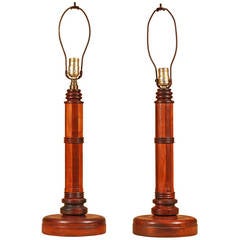 Vintage Pair of Arts & Crafts Style Lamps