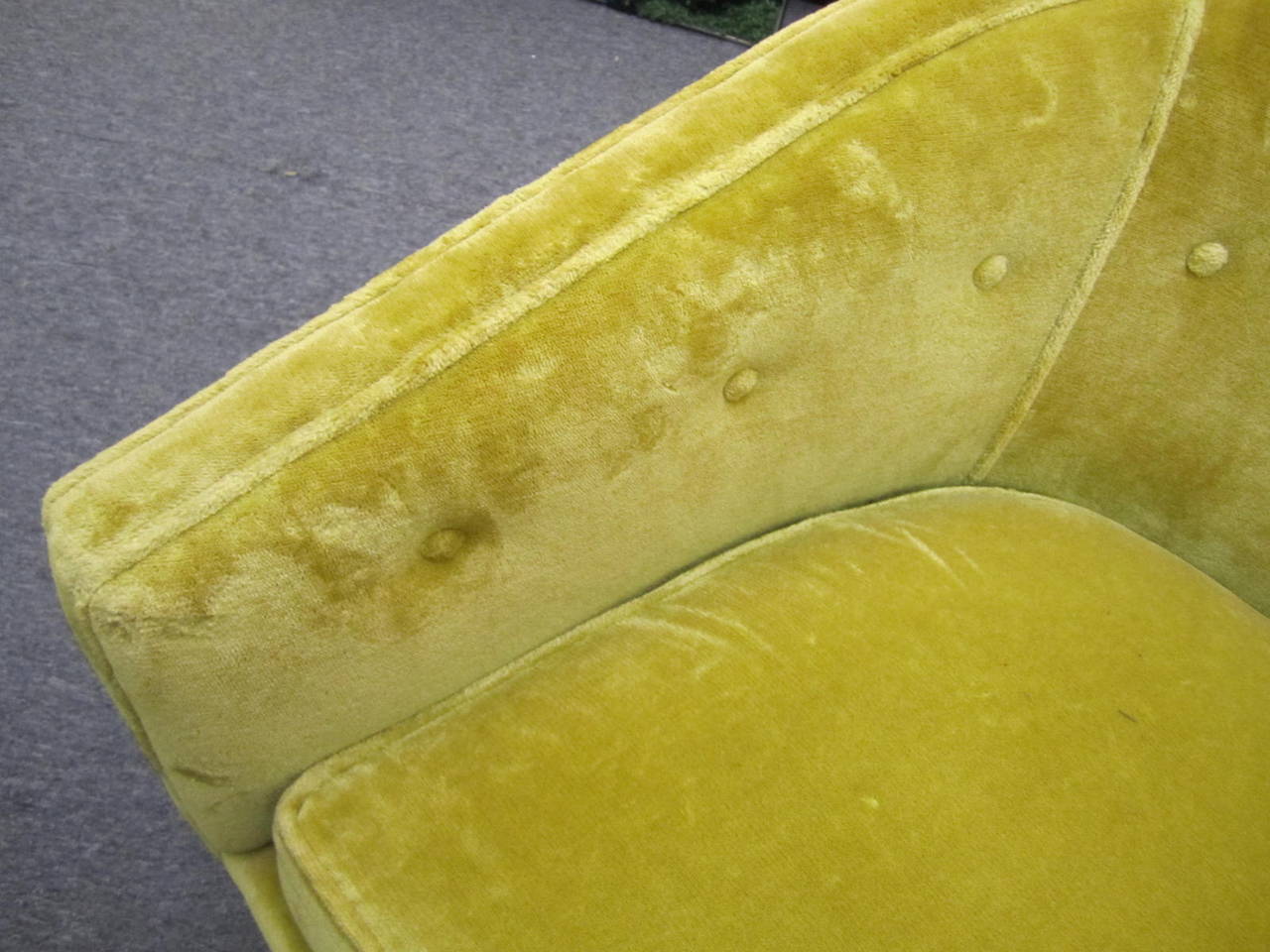 Fabelhaftes Paar Harvey Probber Stil Barrel zurück Lounge Stühle Mitte des Jahrhunderts Modern im Angebot 1