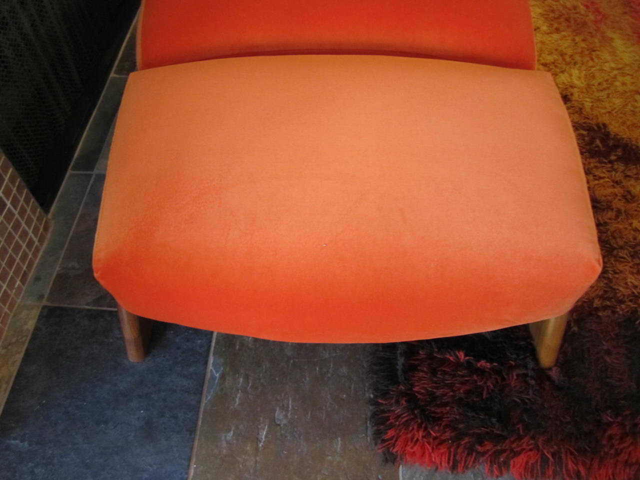 Adrian Pearsall “Grasshopper” Chaise Lounge with Ottoman for Craft Associates 1