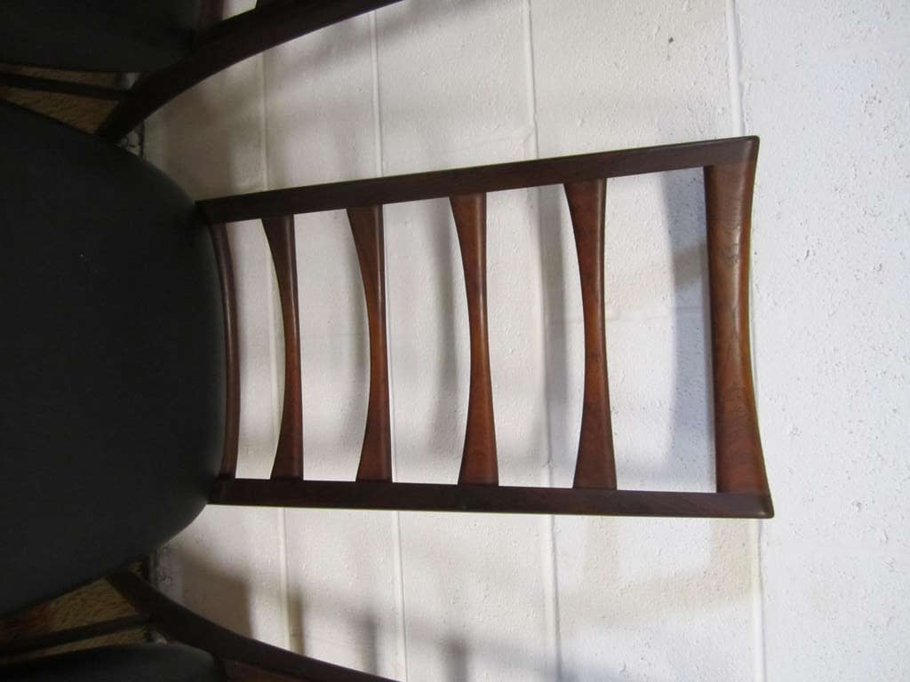 Set of Eight Koefoeds Hornslet Teak Dining Chairs Midcentury Danish In Good Condition In Pemberton, NJ