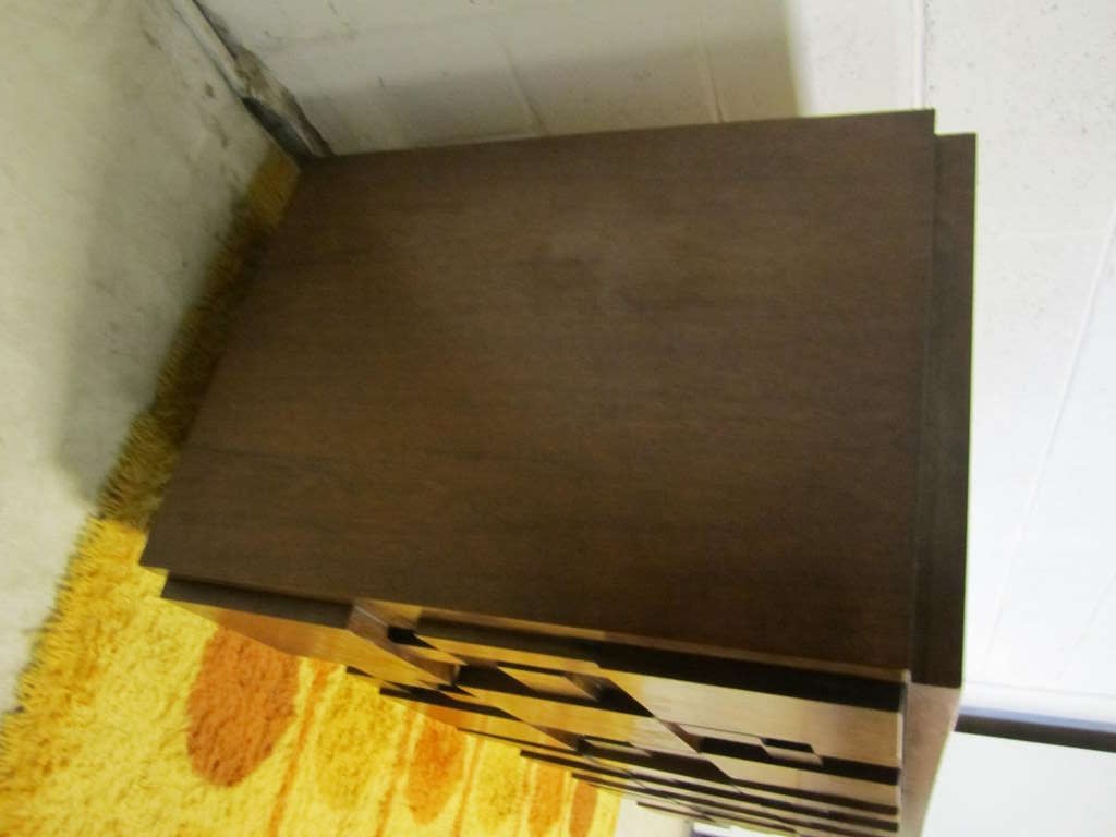 Late 20th Century Paul Evans Inspired Brutalist Mosaic Credenza From Lane Mid-century Modern