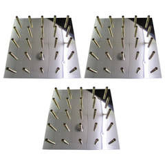 Three Mid-Century Modern, Twenty-Five Light Flush Mount Fixtures by Lightolier 2