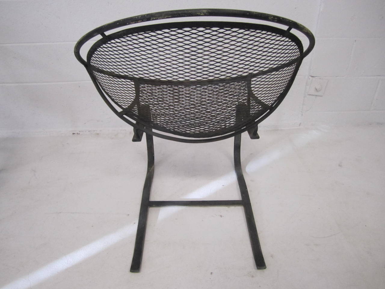 Spring Base Chair Four Vintage Salterini 'Radar' Spring-Base Lounge Chairs, Mid-Century ...