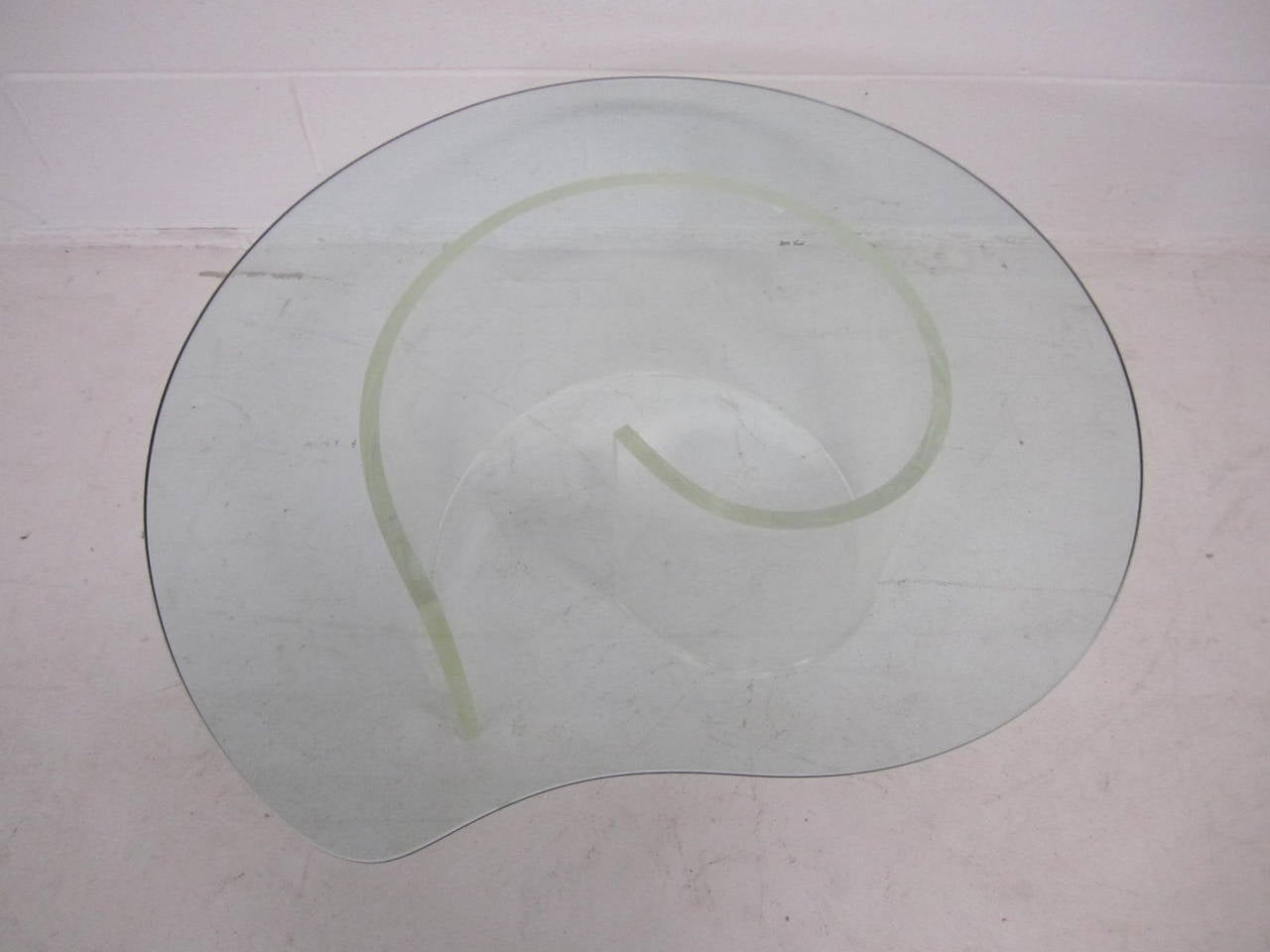 modern oval glass coffee table