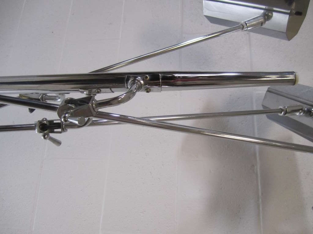 Metà XX secolo Lampada da terra vintage di metà secolo di Robert Sonneman in vendita
