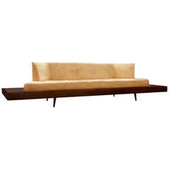 Spectaculaire Rare Adrian Pearsall Geometric Platform Sofa Mid-century Modern