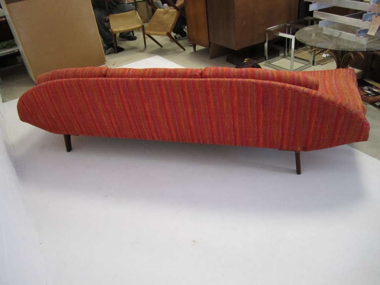 American Gorgeous Adrian Pearsall Gondola Sofa Mid-Century Danish Modern