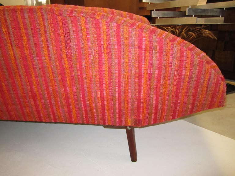 Gorgeous Adrian Pearsall Gondola Sofa Mid-Century Danish Modern In Good Condition In Pemberton, NJ