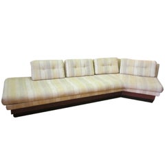 Vintage Adrian Pearsall Boomerang Platform Sofa Mid-century