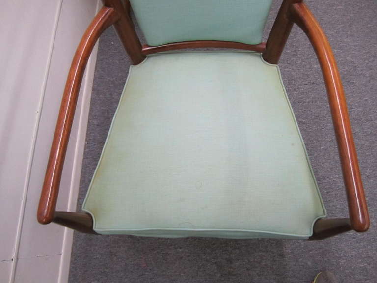 Walnut Set of 6 J. Stuart Clingman Dining Chairs for Widdicomb Mid-century Modern