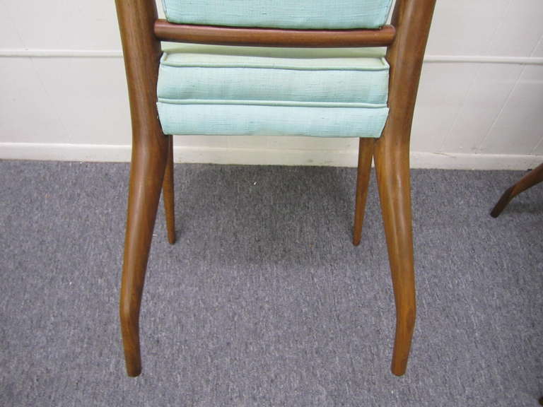 Set of 6 J. Stuart Clingman Dining Chairs for Widdicomb Mid-century Modern In Good Condition In Pemberton, NJ
