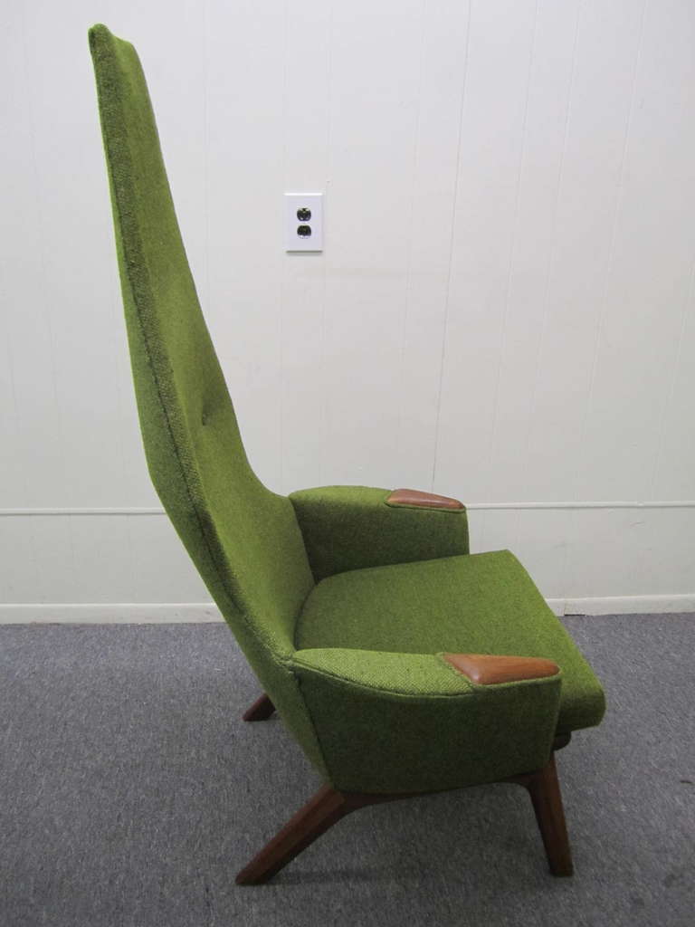 Mid-Century Modern Pair of Adrian Pearsall High Back Chairs Midcentury Danish Modern