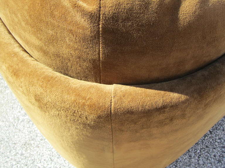 Stunning Milo Baughman Huge Curved Sectional Sofa Mid-century Modern 1