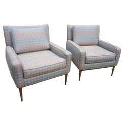 Wonderful Paul McCobb 302 Lounge Chairs by Directional Mid-Century Modern, Pair
