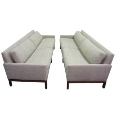 Pair Of Probber Style Mid-century Modern Sofas