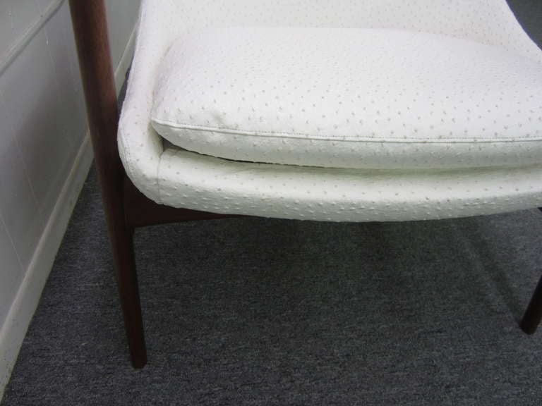 Mid-20th Century Amazing Danish Modern Ib Kofod Larson Style Teak Lounge Chair For Sale