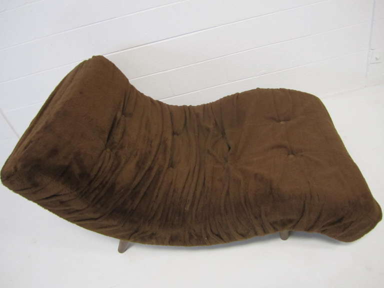 Fauteuil Wave pour deux personnes, style mi-siècle moderne dans le style d'Adrian Pearsall en vente 1