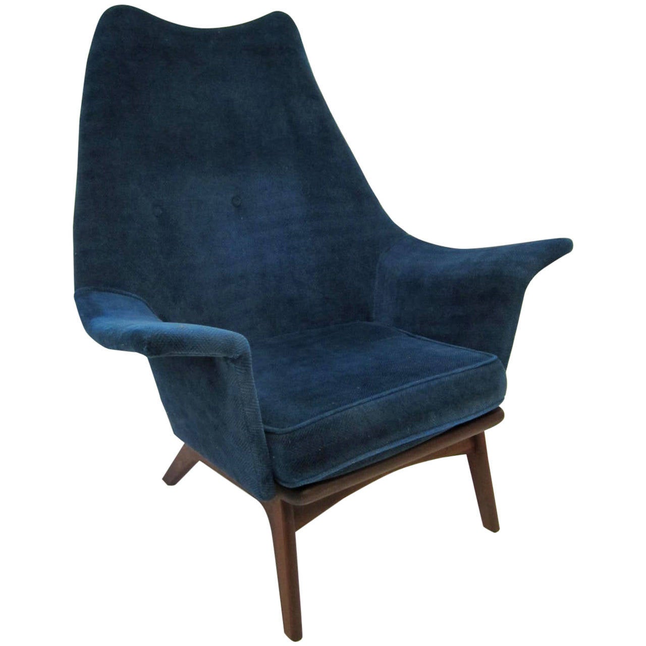 Excellent Adrian Pearsall Wingback Lounge Chair Mid-Century Modern at