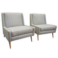 Fabulous Pair Of Paul McCobb Slipper Chairs Mid-century Modern