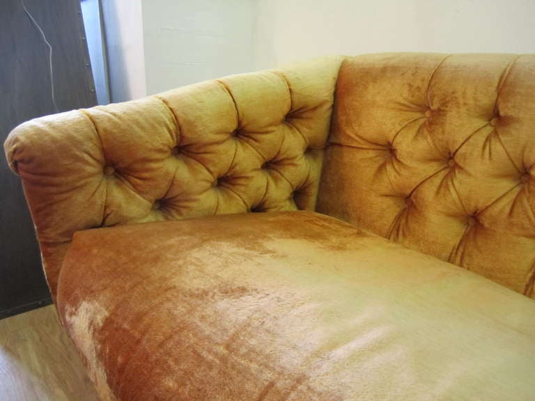 Stunning Milo Baughman Tufted Floating Sofa Mid-Century Modern 4