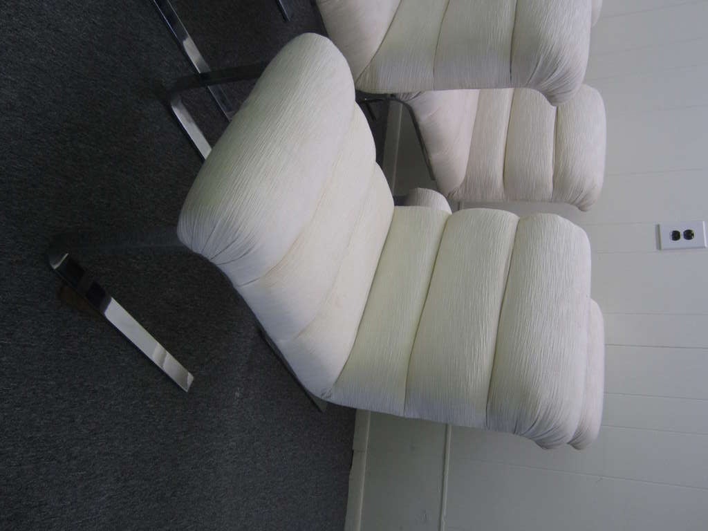 Mid-Century Modern Set Of 6 Lugano Chairs Mariani For Pace Collection