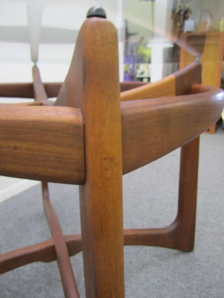 Mid-20th Century Gorgeous Adrian Pearsall Sculptural Walnut Dining Table Mid-century Modern