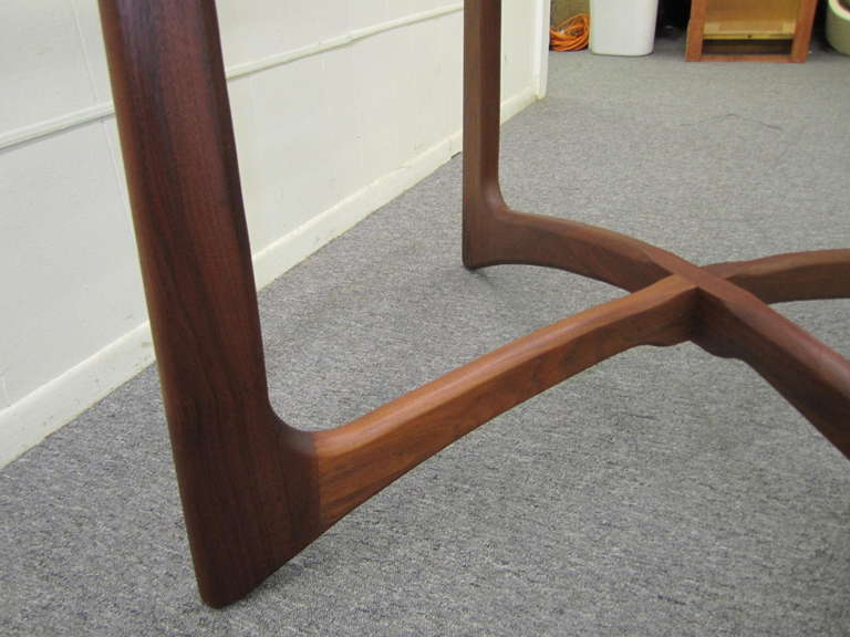 Gorgeous Adrian Pearsall Sculptural Walnut Dining Table Mid-century Modern 1