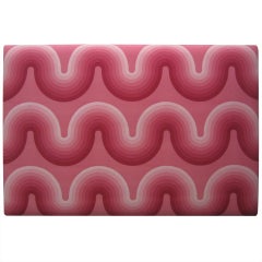 Verner Panton Mira-x Fabric Upholstered Headboard Mid-century