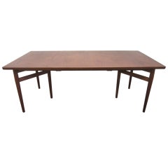 Fabulous Danish Modern Arne Vodder For Siblast Xl Teak Dining Table