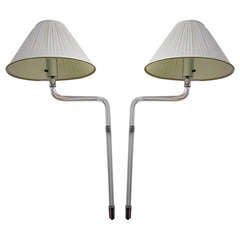 Stunning Pair of Peter Hamburger Crylicord Lucite Wall Sconces Mid-Century Hollywood Regency