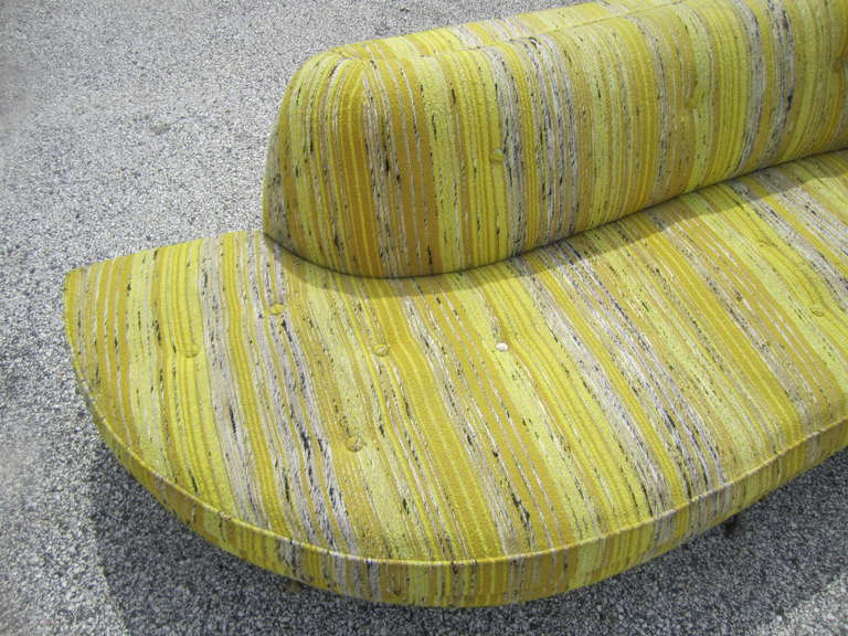Mid-20th Century Amazing Vladimir Kagan style 2 Piece Serpentine Sofa Mid-century Modern