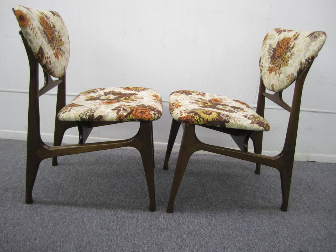vintage mid century modern dining chairs for sale