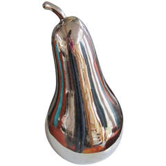 Pompeo Pianezzola Ceramic Pear For Zanolli Sebellin Pop Art Mid Century Modern