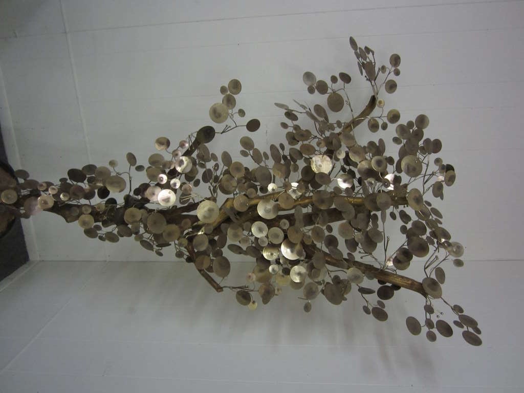American Magnificent C. Jere Raindrop Series Tree Sculpture Mid-Century Modern For Sale