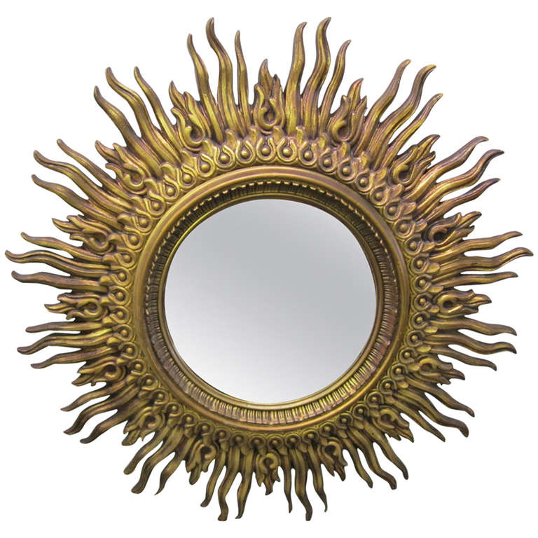 Stunning Oversized Starburst Mirror Mid Century Hollywood Regency At Stunning Oversized Starburst Mirror Mid Century Hollywood Regency For