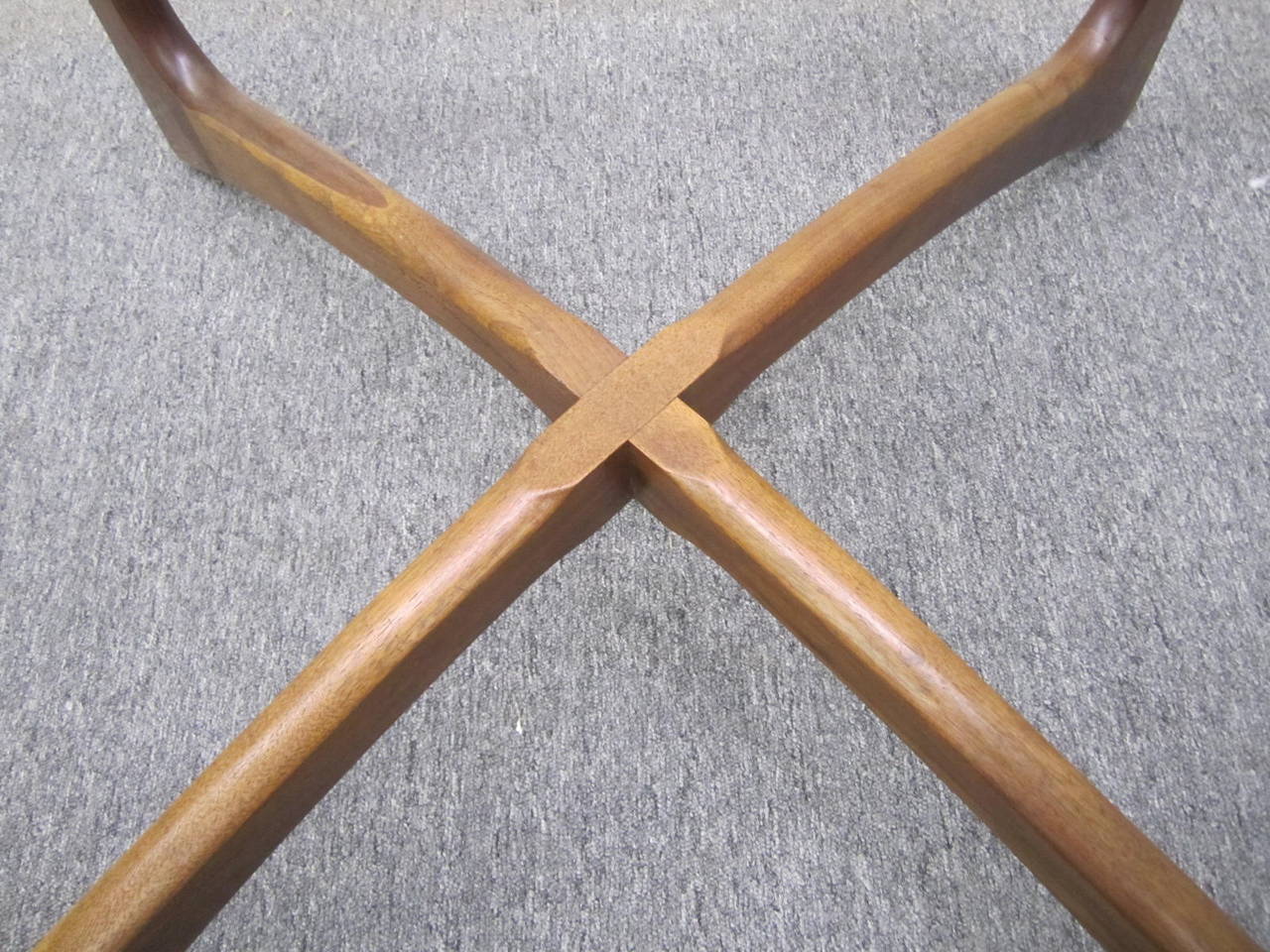 American Gorgeous Adrian Pearsall Sculptural Walnut Dining Table Mid-century Modern