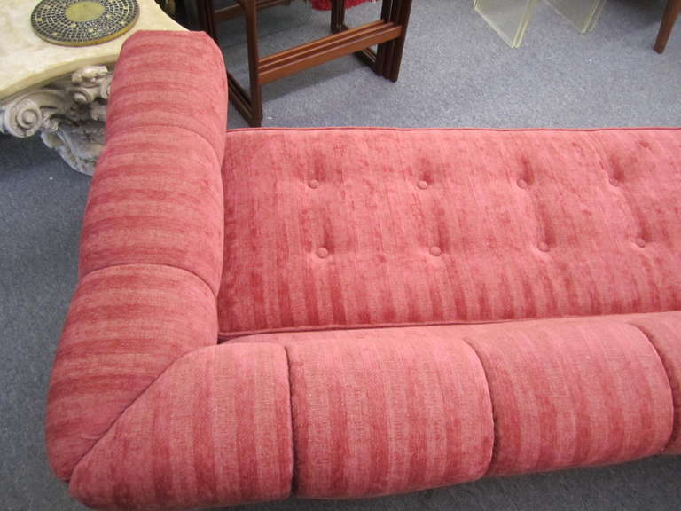 Stunning Harvey Probber Style Long Low Sofa, Mid-Century Modern 2