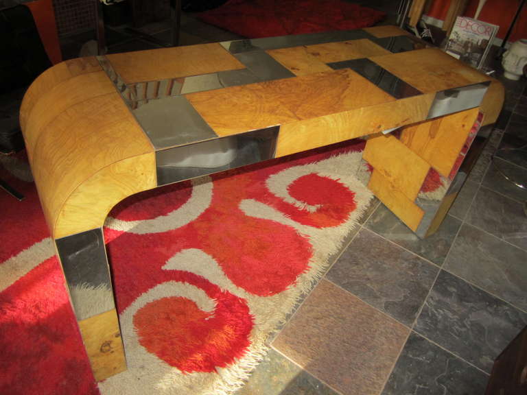 Spectacular Paul Evans for Directional Patchwork Console Table, Mid-Century 2