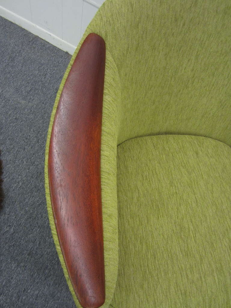 Mid-Century Modern Outstanding Pair Danish Lounge Chairs in the style of Nanna Ditzel
